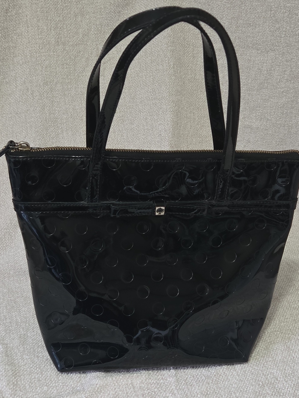 kate spade Black Patent Dot Tote